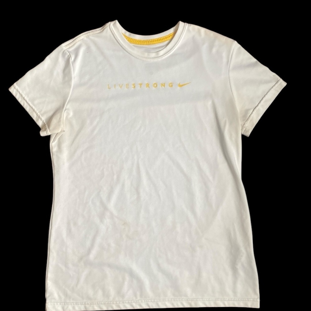 Nike Dri-Fit LIVESTRONG Short Sleeve Athletic T-Shirt - Picture 11 of 11